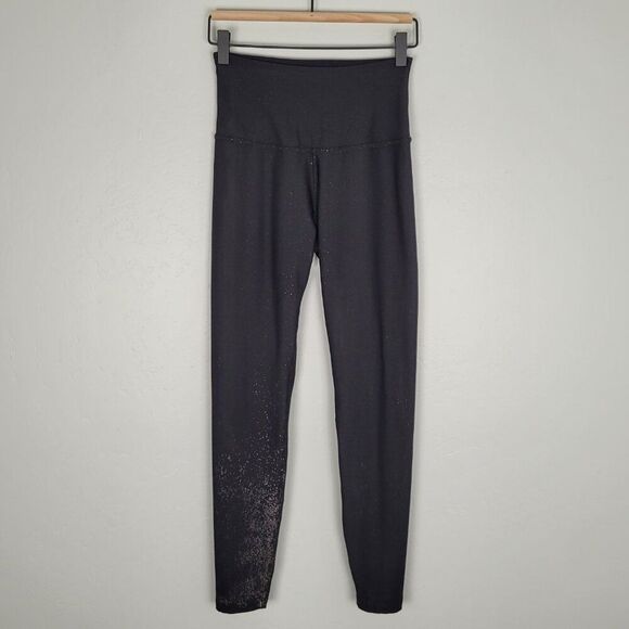 Beyond Yoga Alloy Ombre High Waisted Midi Legging Metallic Black Size M - Picture 1 of 13